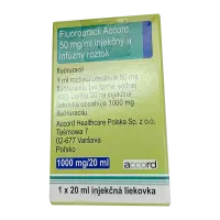 Фото 5-Фторурацил ЕВРОПА концентрат для инъекц. раствора 1г : 50мг/мл 20мл №1