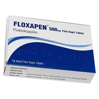 Флуклоксациллин 500мг Floxapen п/о  таблетки №16
