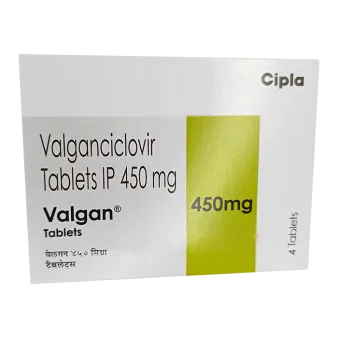 Валганцикловир  450мг Valgan таблетки №4
